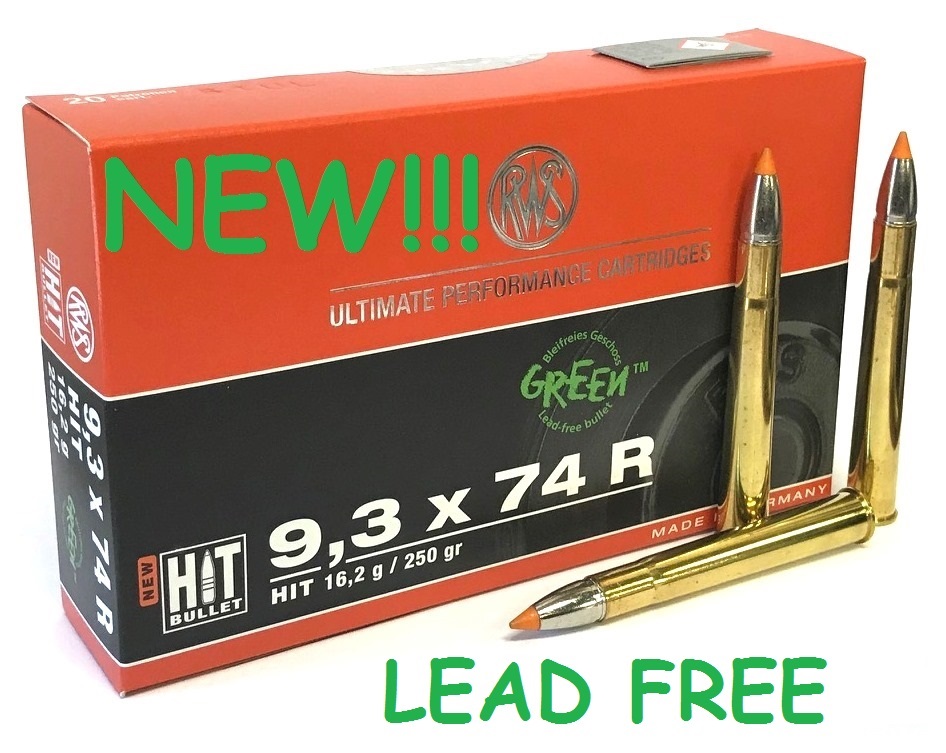 RWS 9,3x74R 250 Grain HIT - 2319467